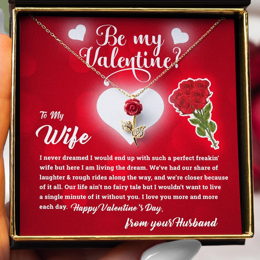Valentine’s Day Wife Necklace Gift Set