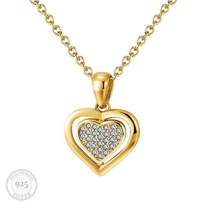 Brilliant Heart Pendant Necklace