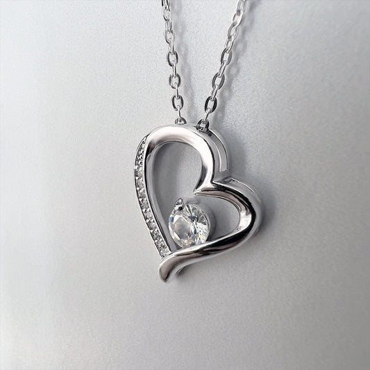 Silver Heart Necklace Gift Set