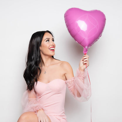 To My Beautiful Wife, Woman of My Dreams - Luxe Heart Necklace Gift Set