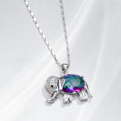Be Like The Elephant - Elefante Galaxy Crystal Necklace Gift Set