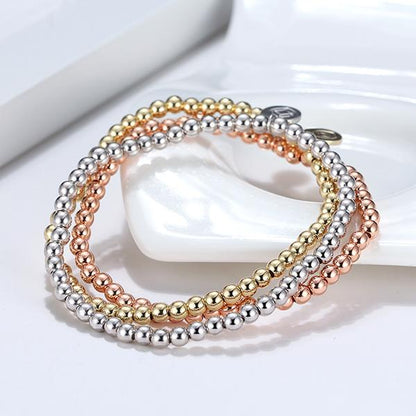 GLITZ AND GLAM STACKABLE BEADED BRACELET - SMALL