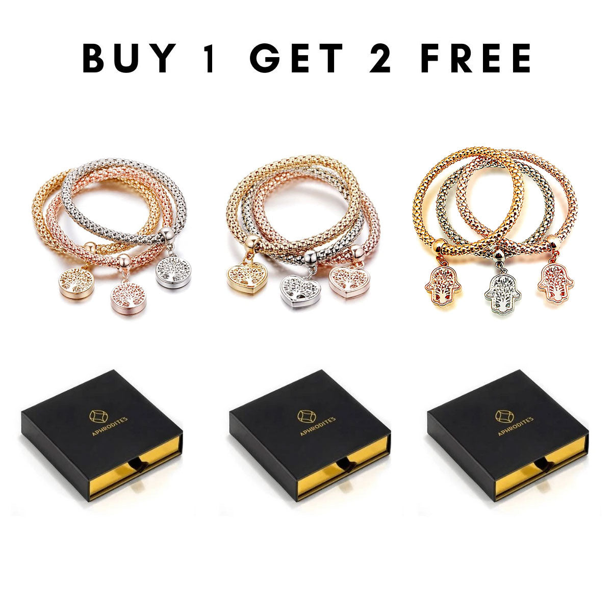 BUY 1 GET 2 FREE Glam Trio of Connection