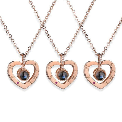 3 Sets of Hidden Love Languages "Heart Edition" Necklace