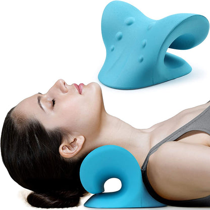 Chiropractic Neck Stretcher and Relaxer Pillow
