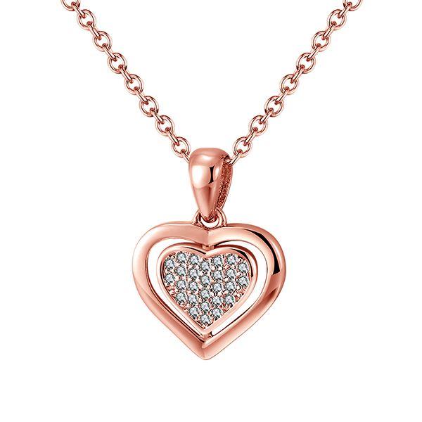Brilliant Heart Pendant Necklace