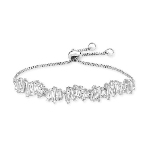 Baguette Crystal Adjustable Bracelet