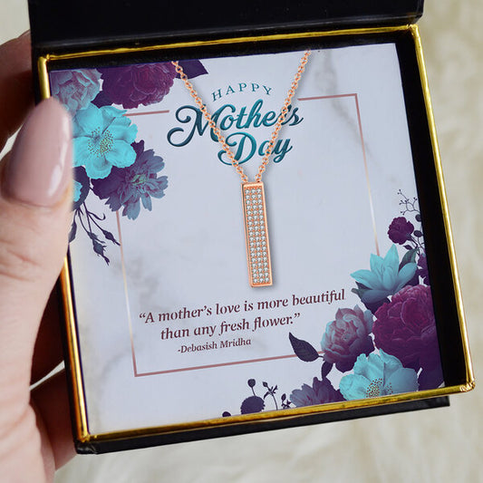 Happy Mother's Day I Love You Secret Sentiments Necklace Pendant