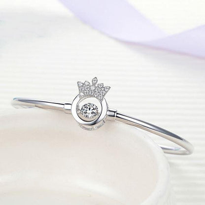 To My Badass Daughter - Luxe Crown Bangle Bracelet Gift Set