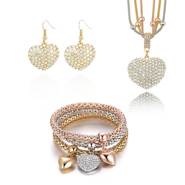 Solid Heart Charms Bundle