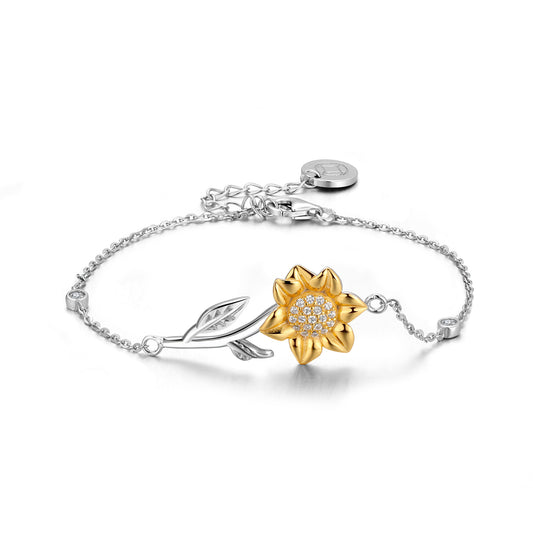 Golden Sunflower Bracelet