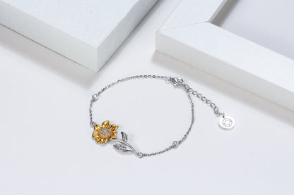 Golden Sunflower Bracelet