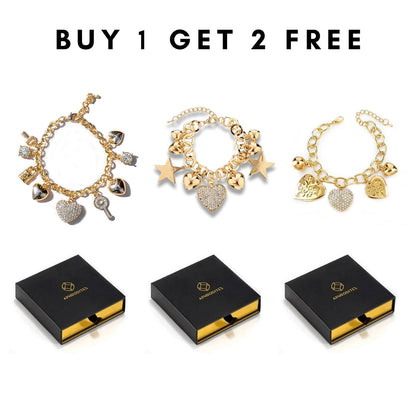 BUY 1 GET 2 FREE Glam Trio of Hearts