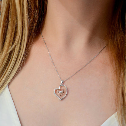 3 Sets of Work Bestie Noun - Luxe Heart Necklace Gift Set
