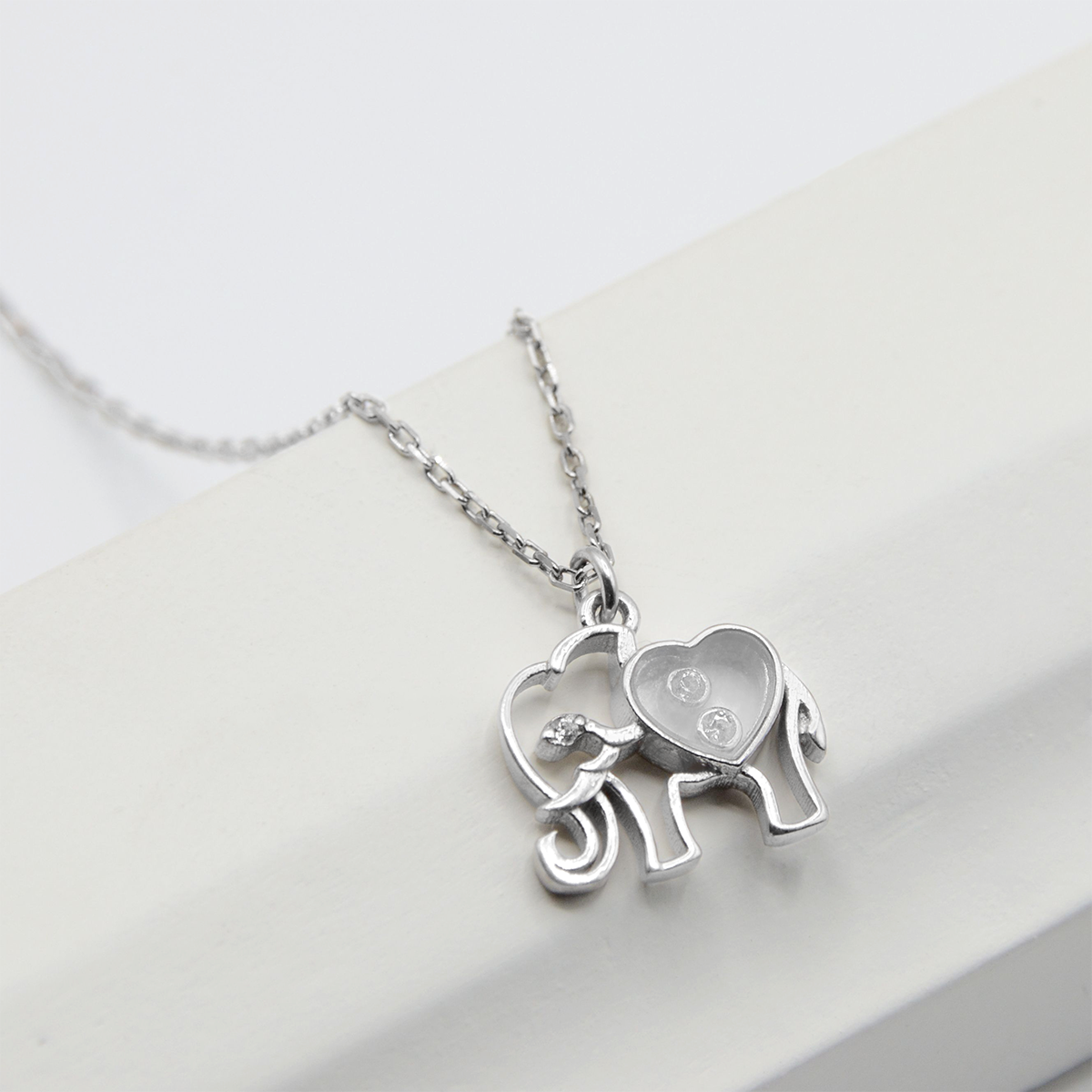 To My Lifelong Friend - Mini Elephant Necklace Gift Set