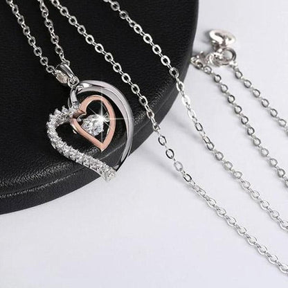 3 Sets of To My Badass Bestie Luxe Heart Necklace Gift Set