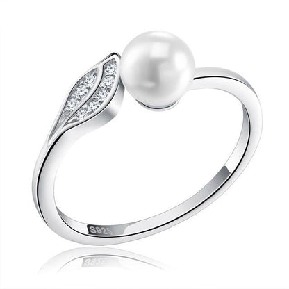 Pearl Wave Sterling Silver Ring